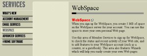 webspace
